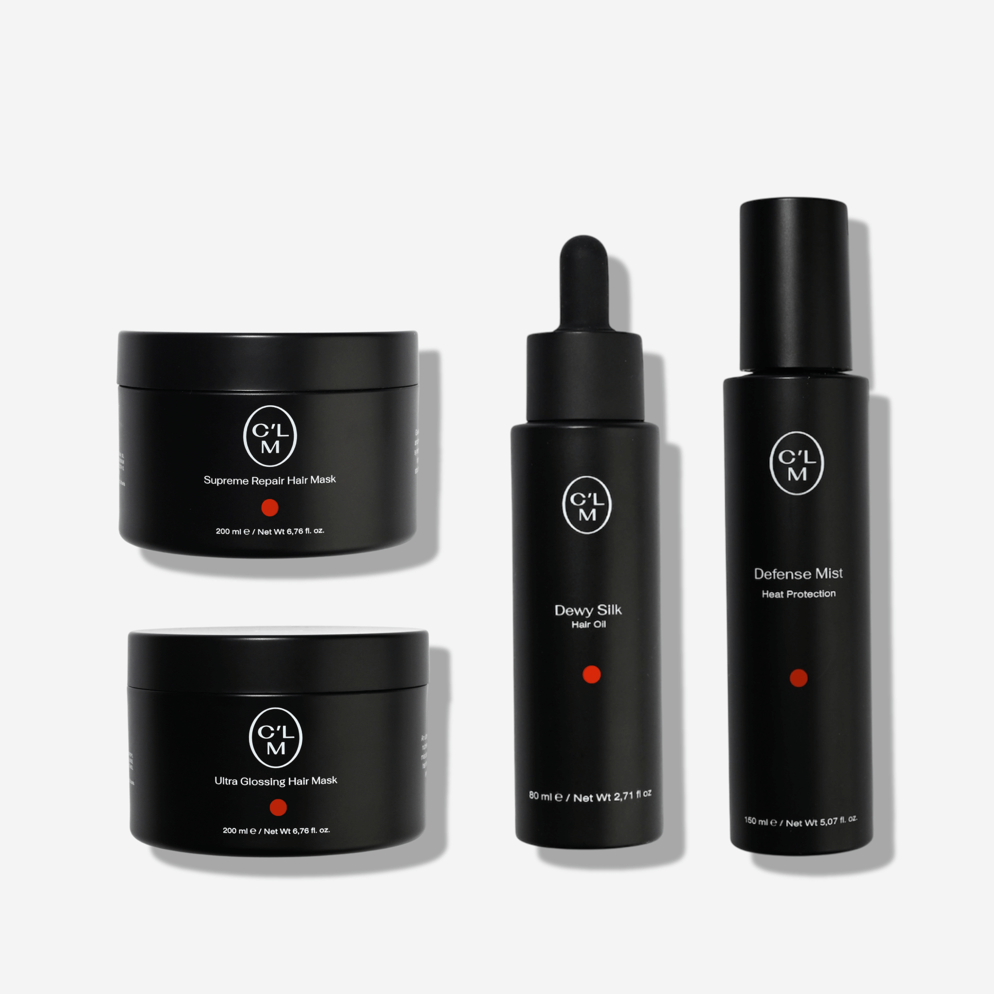 CLM Total Hair Care Bundle: Restore, Shine, Protect