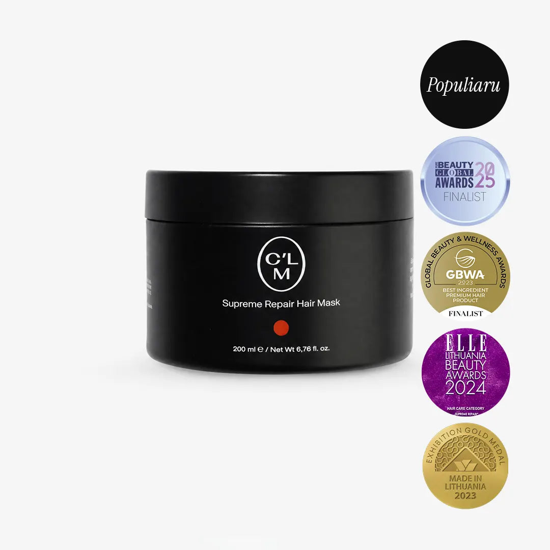 Restorative hair mask Supreme Repair with hydrolyzed keratin and avocado oil