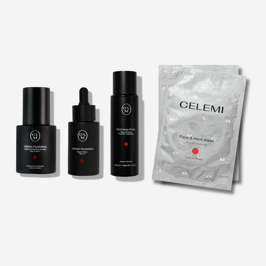 Face and neck skin care routine