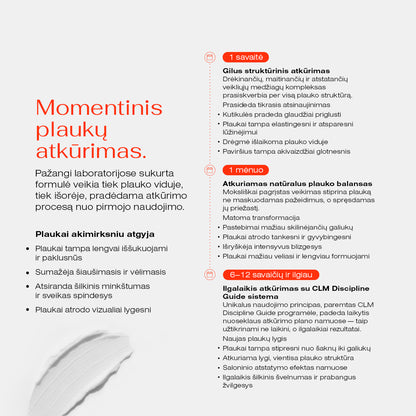 Atstatantis ir maitinantis plaukų kaukių rinkinys